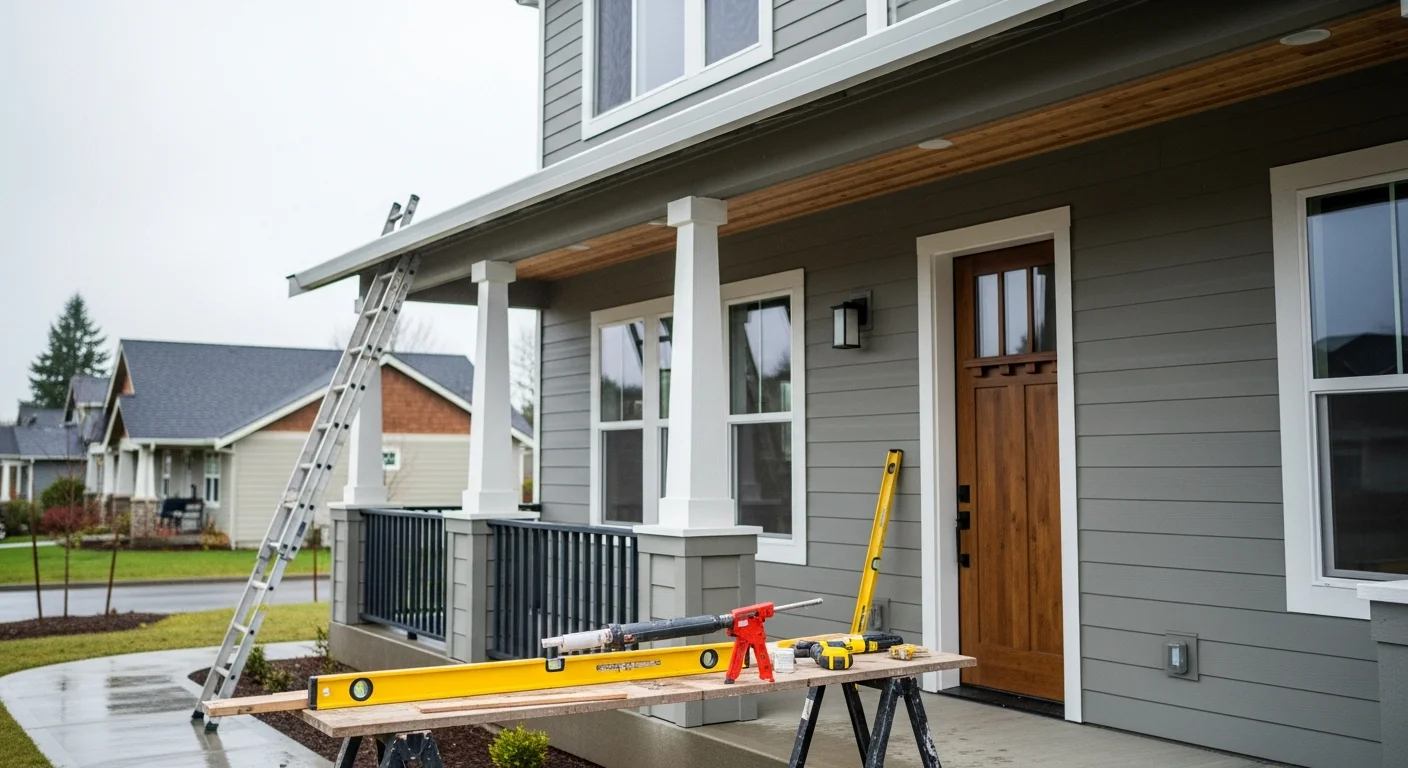General contractor working on home remodeling project