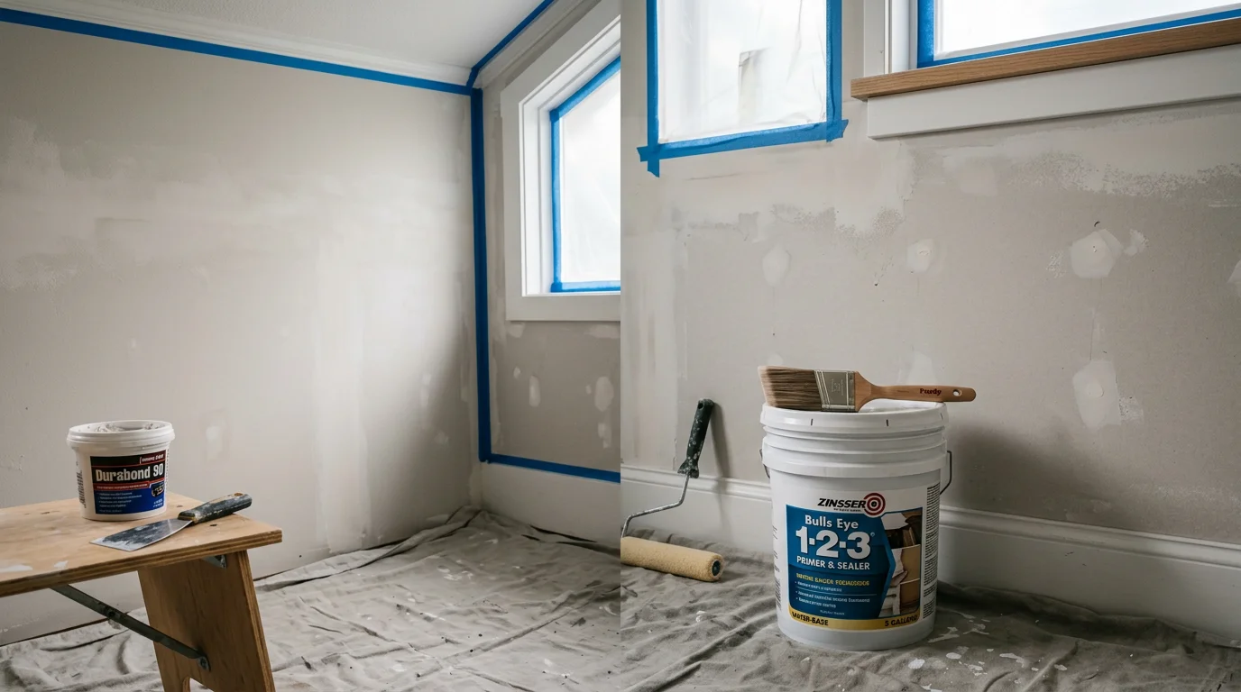 Freshly painted living room interior in a Centralia, WA home, showing smooth walls with clean trim lines and an even coat from floor to ceiling. The room reflects careful surface preparation typical of a quality interior painting project in the Pacific Northwest.